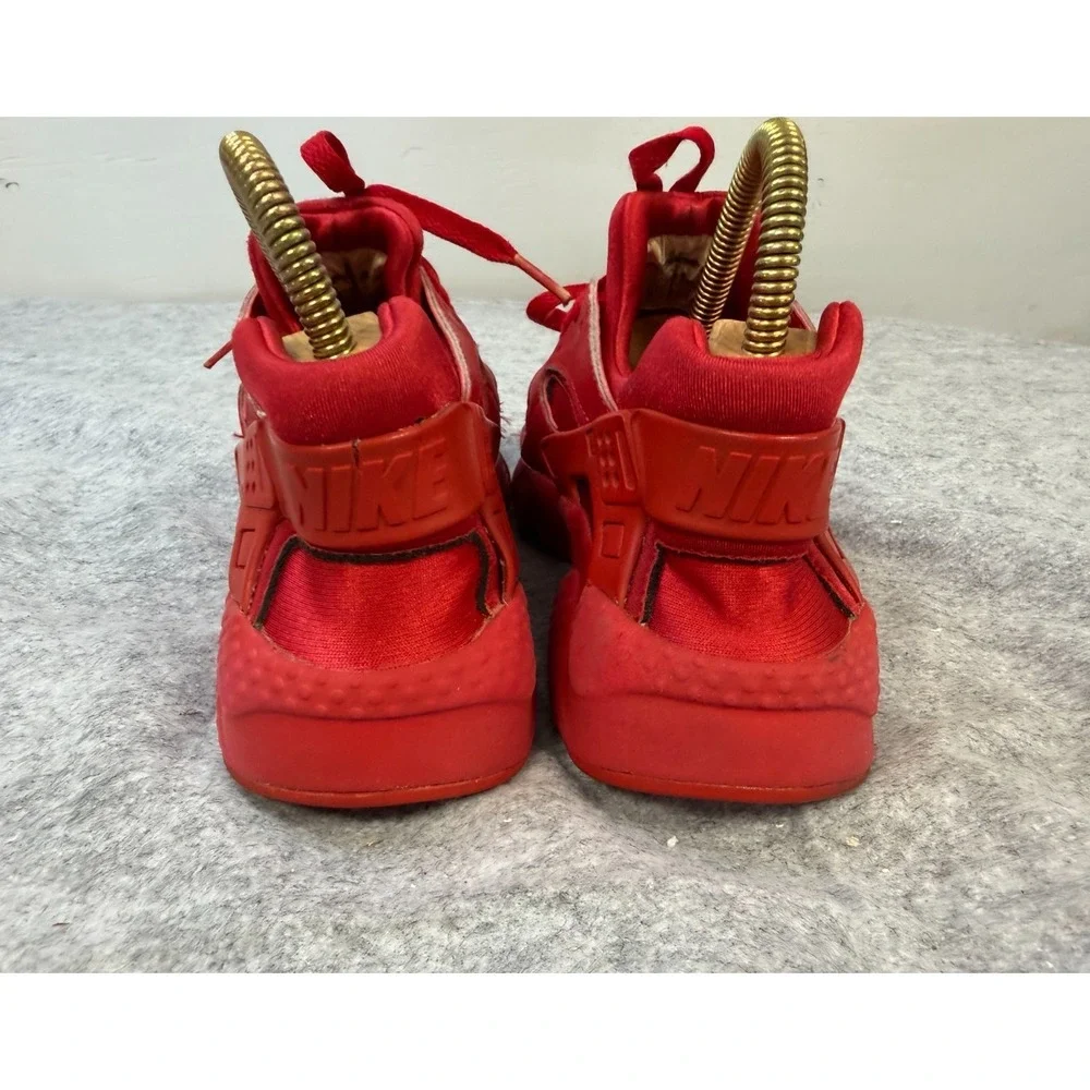 Nike Huarache Run Low Triple Red Youth Size 7 - Picture 4 of 10
